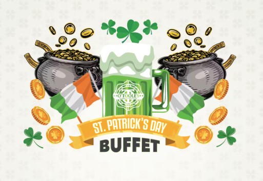 St. Patrick's Day Buffet in the 412 Lounge